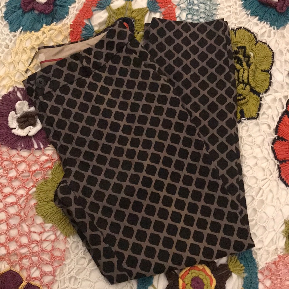 Printed Banana Republic Camden pant